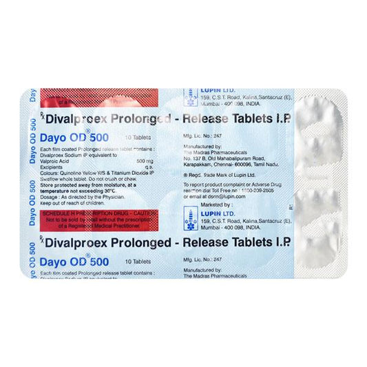 Dayo OD 500mg Tablet 10'S