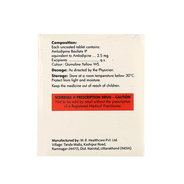 AMLOVEL 2.5mg Tablet 10's