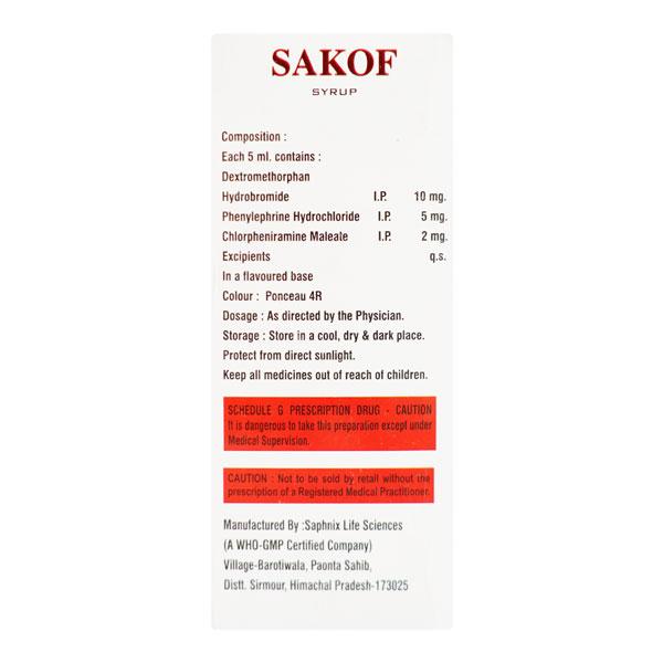 SAKOF Syrup 100ml