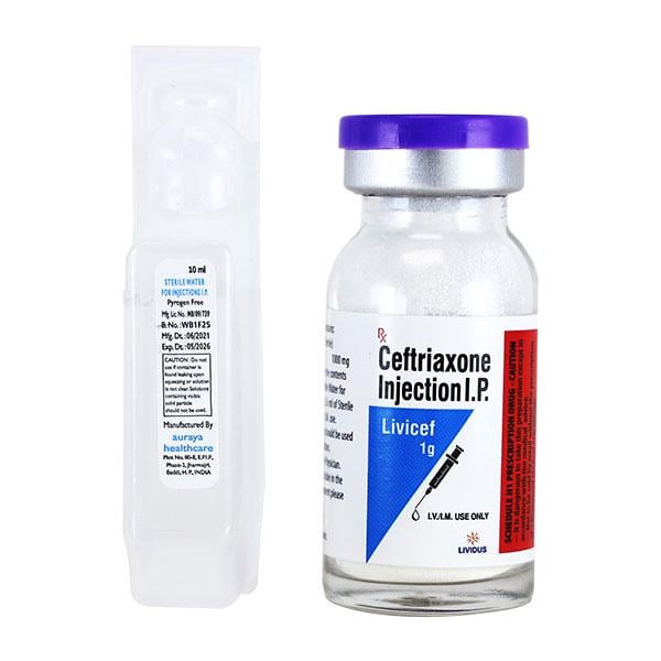 LIVICEF 1gm Injection 1's