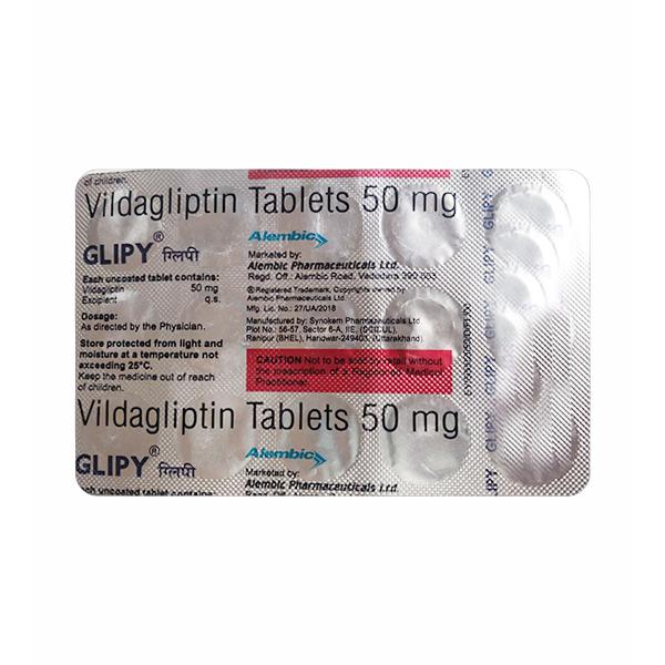 GLIPY 50mg Tablet 15's