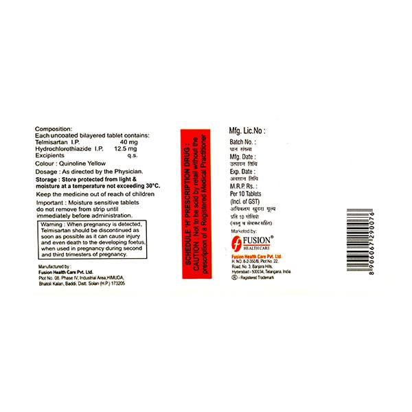 Teldawn H 40mg Tablet 10'S