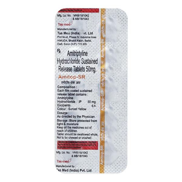 AMITOP SR 50mg Tablet 10's
