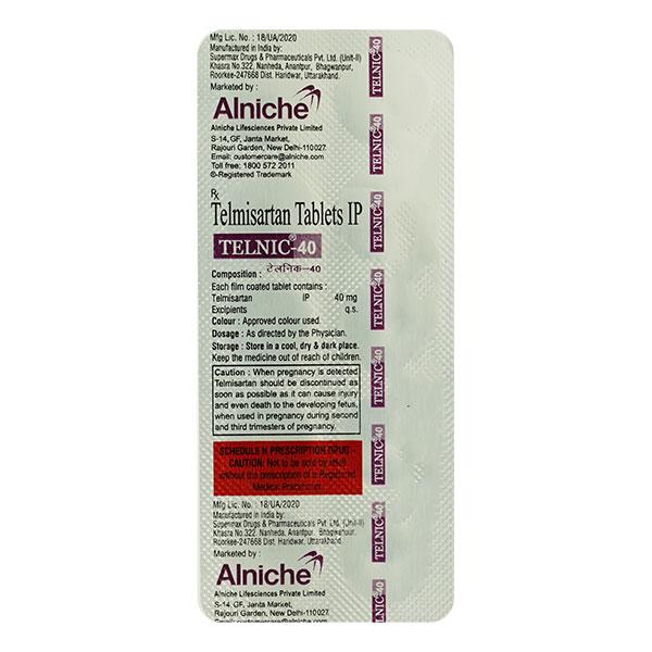 TELNIC 40 Tablet 10's