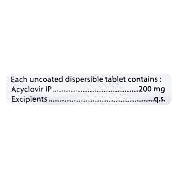 ZOVIBACT 200 Tablet 10's