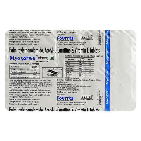 MYOFATIGE Tablet 10's