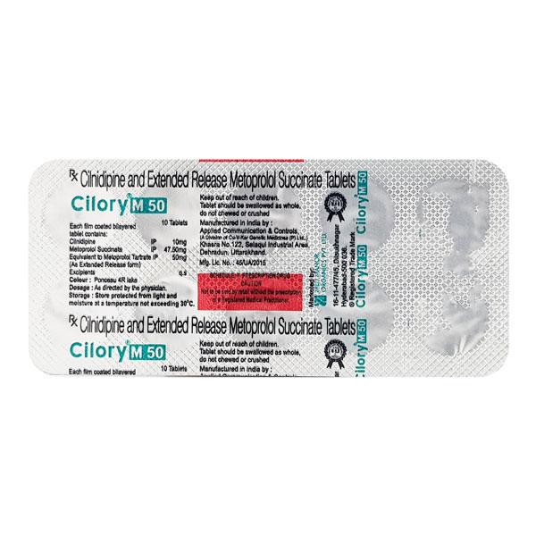 CILORY M 10/50 Tablet 10's