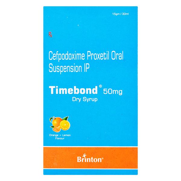 TIMEBOND ORANGE+LEMON FLAVOUR 50 Oral suspension 30ml