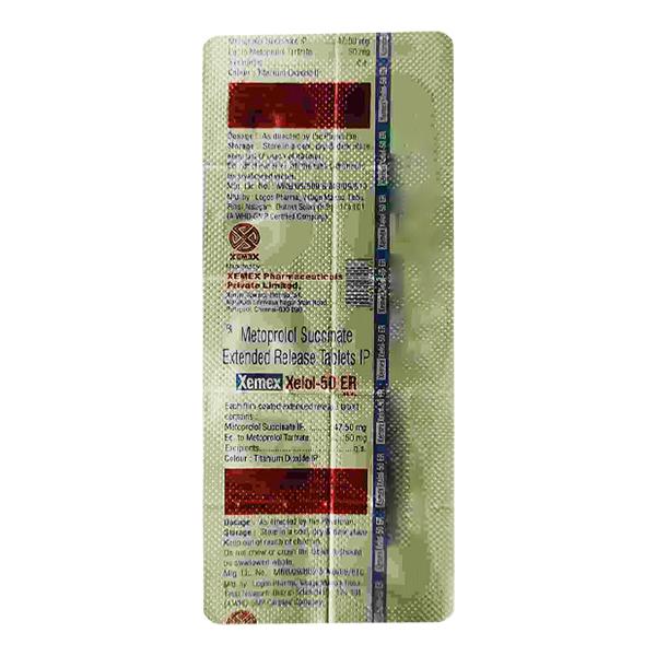 XELOL 50 ER Tablet 10's