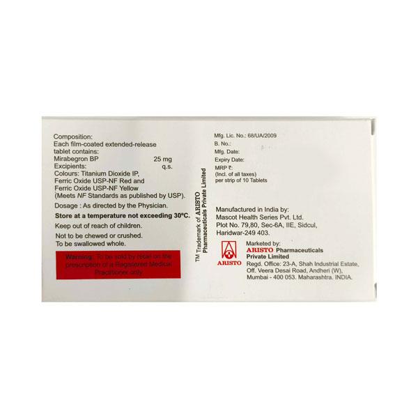 URIHOLD 25 Tablet 10's