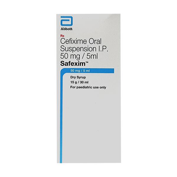 Safexim 50mg Dry Syrup 30ml