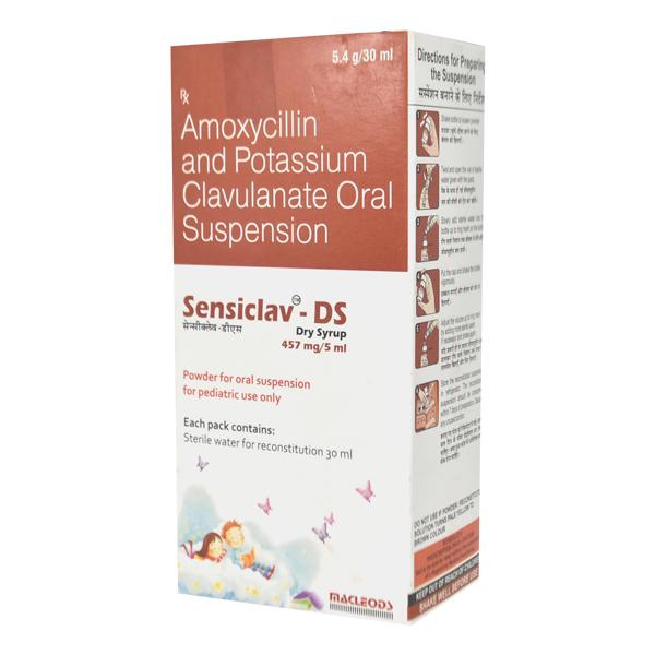 Sensiclav DS 457mg Dry Syrup 30ml