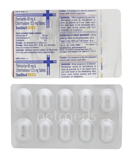 Inditel CH 80mg Tablet 10'S