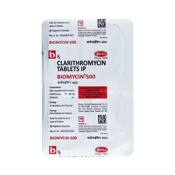 BIOMYCIN 500 Tablet 4's