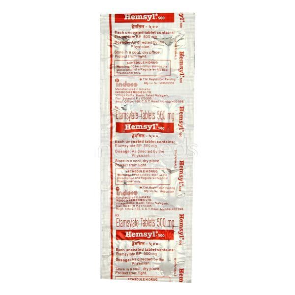 Hemsyl 500mg Tablet 10'S