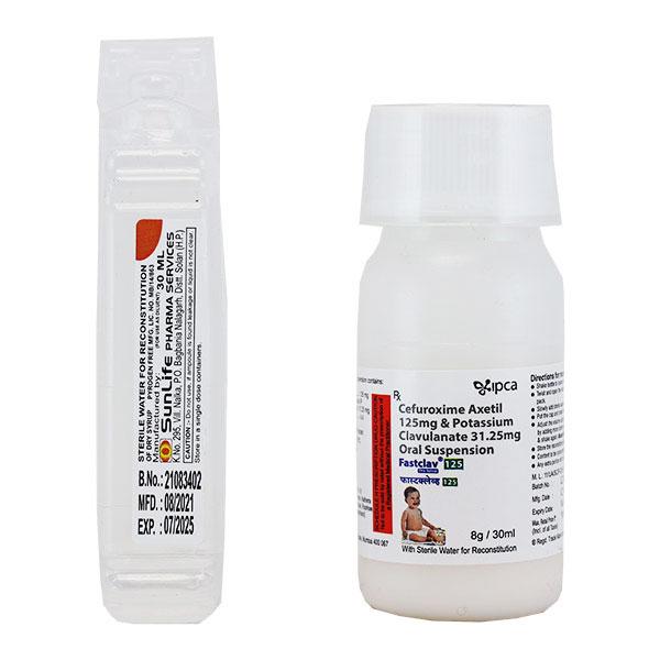 Fastclav 125mg Dry Syrup 30ml