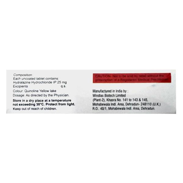 HYDRALINE 25 Tablet 15's