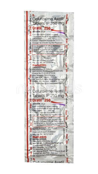 Oratil 250mg Tablet 10'S