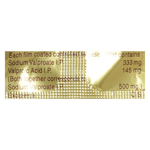 Valporil CR 500mg Tablet 10'S