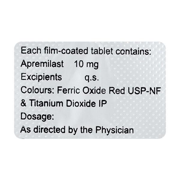 Apraize 10Mg Tablet 4's