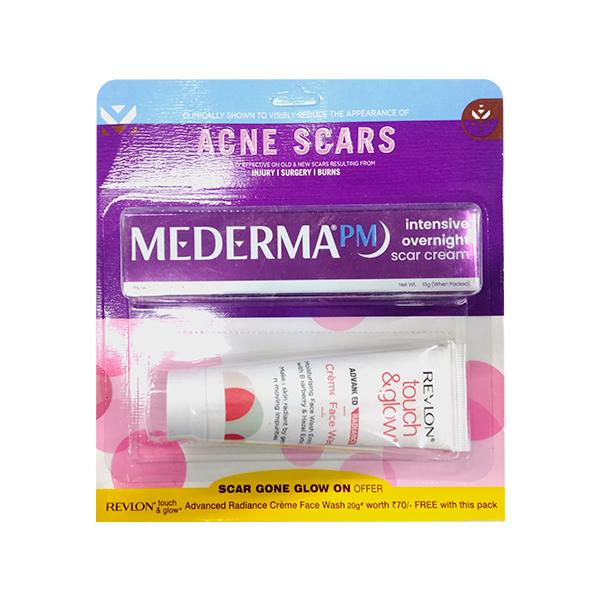MEDERMA PM INTENSIVE OVERNIGHT SCAR (REVLON ADV RADIANCE CREME OFFER) Cream 10g