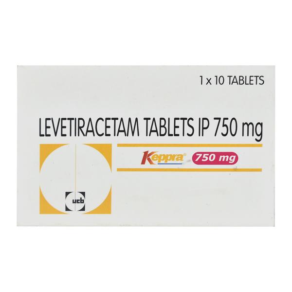 Keppra 750mg Tablet 10'S