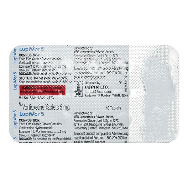 LUPIVOR 5 Tablet 10's