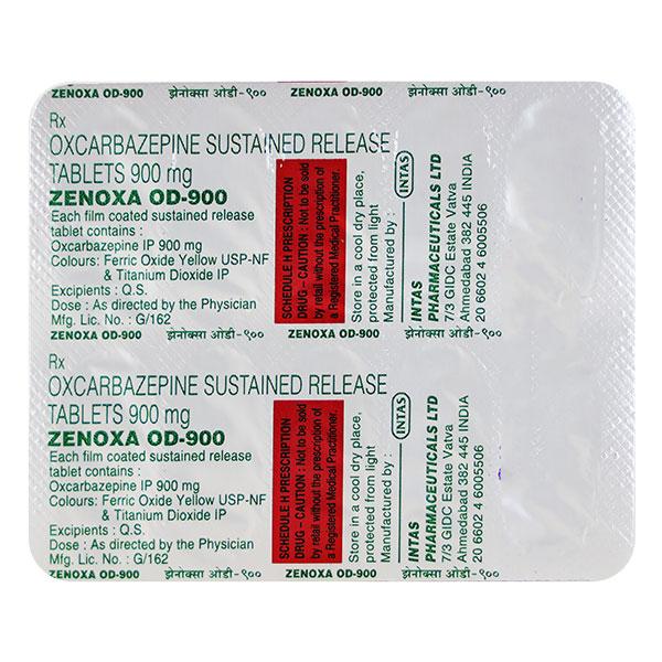 Zenoxa OD 900mg Tablet 10'S