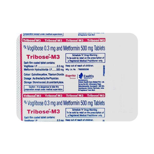 Tribose M3 Tablet 10'S