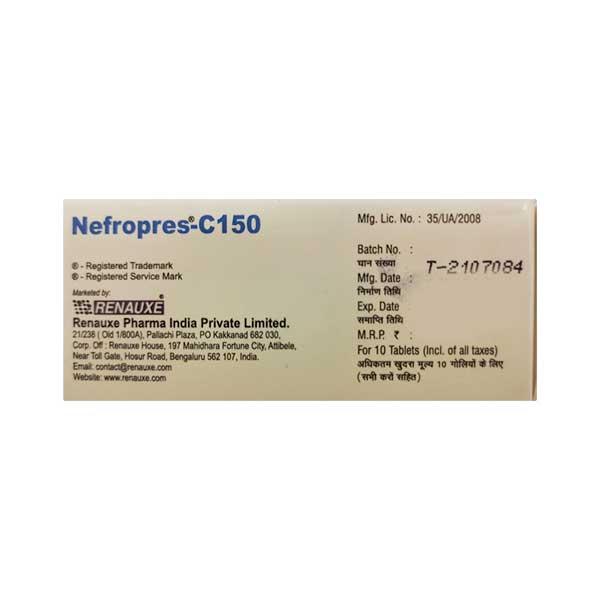 NEFROPRES C 150 Tablet 10's
