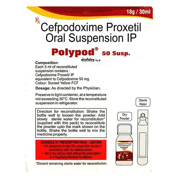 Polypod 50mg Dry Syrup 30ml