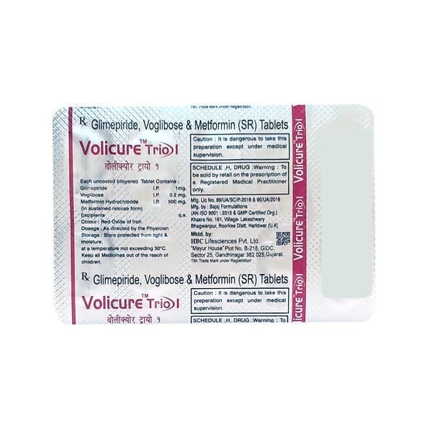 Volicure Trio 1 Tablet 10'S