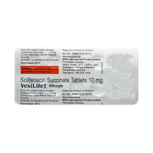 Vesilife 10mg Tablet 10'S