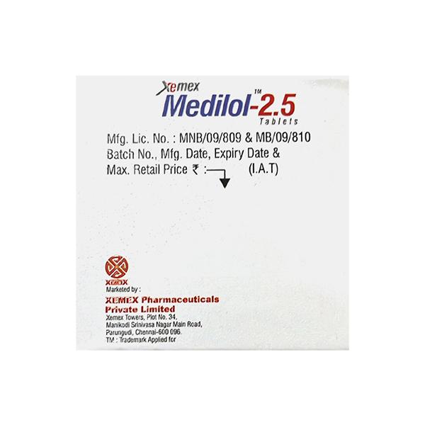 MEDILOL 2.5 Tablet 15's