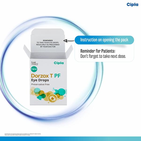 DORZOX T PF Eye Drops 5ml