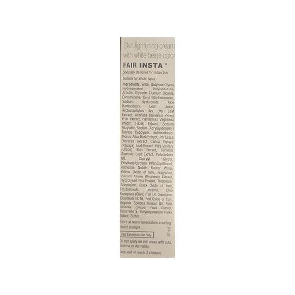 FAIR INSTA SKIN LIGHTENING Cream 20gm - Global Surgicals