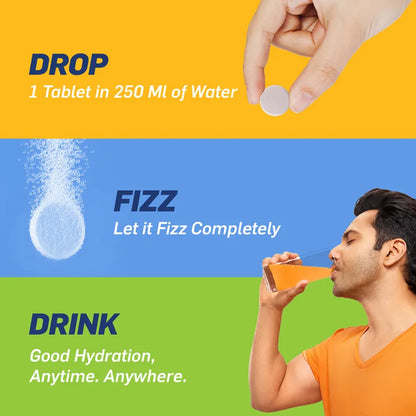 Fast&Up Reload Low Sugar energy drink for Instant Hydration Lime & Lemon flavour - 20 Effervescent Tablets | With all 5 Essential Electrolytes + Added Vitamins