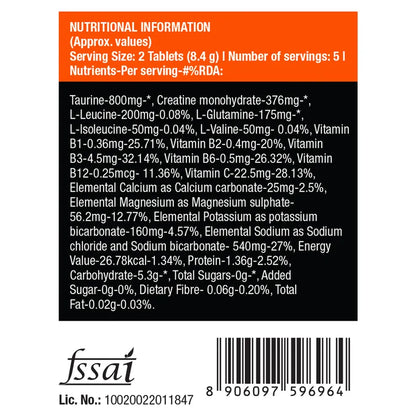 Fast&Up NightOut Fizzy Lemon Flavor, 10 Effervescent Tablets | Instant Hangover Relief | Helps detoxify liver | Rapid hydration & energy | Helps prevent Hangover | Zero sugar
