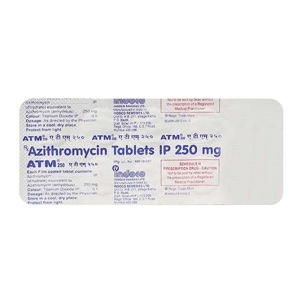 ATM 250mg Tablet 10'S