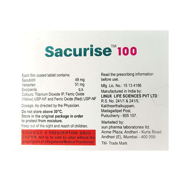 SACURISE 100 Tablet 14's
