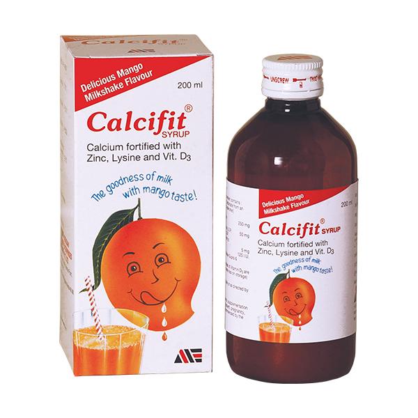 Calcifit Delicious Mango Milkshake Flavour Syrup 200ml