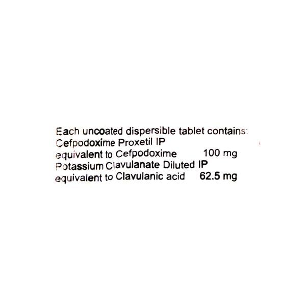 Zedocef CV DT 100mg Tablet 6'S