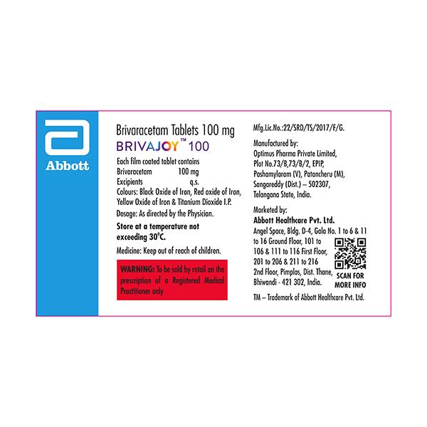 BRIVAJOY 100 Tablet 14's