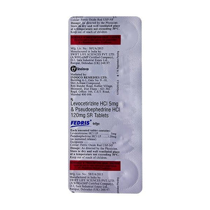 FEDRIS Tablet 10's - Global Surgicals