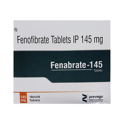 FENABRATE 145 Tablet 10's - Global Surgicals