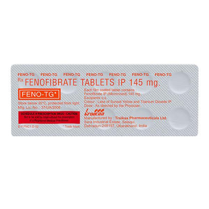Feno TG Tablet 10'S - Global Surgicals