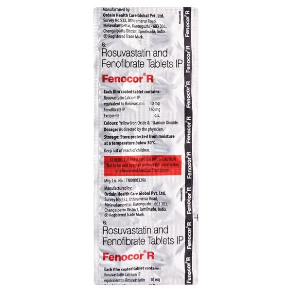 FENOCOR R Tablet 10's - Global Surgicals