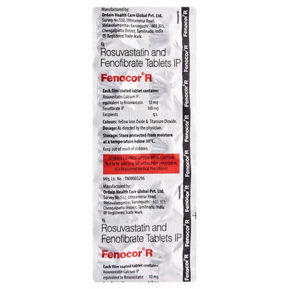 FENOCOR R Tablet 10's - Global Surgicals