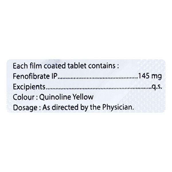 FENOLET 145mg Tablet 10's - Global Surgicals