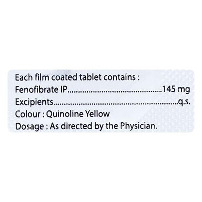 FENOLET 145mg Tablet 10's - Global Surgicals